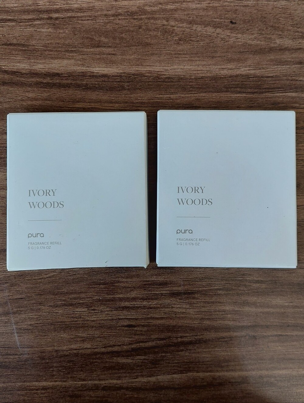 Pura Lot Of 2 Ivory Woods Fragrance Refill 5g